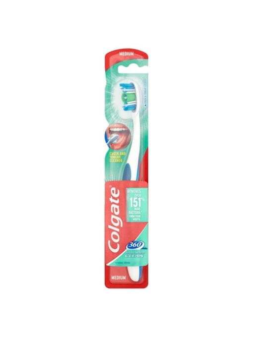 Periuta de dinti 360 ° Whole Mouth Clean Medium Colgate
