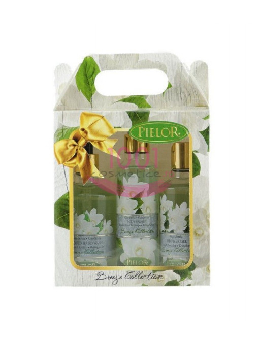 Pielor | Pielor breeze collection gel de dus 250 ml + body spray 200 ml + sapun lichid 350 ml set gardenia | 1001cosmetice.ro