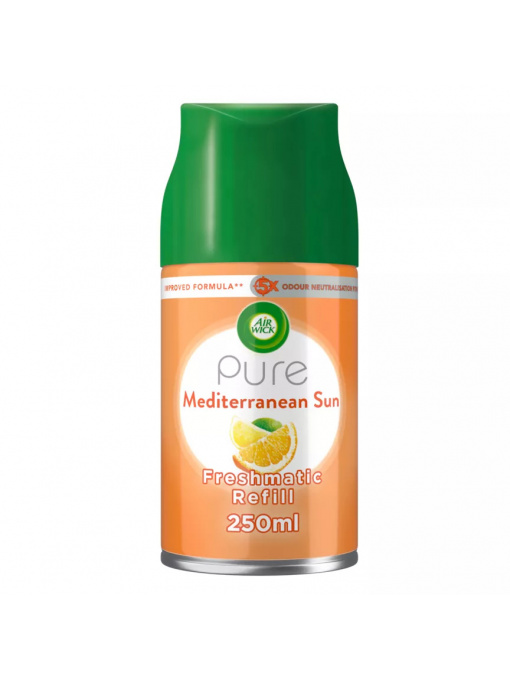 Rezerva odorizant automat de camera Mediteranean Sun Air Wick, 250 ml