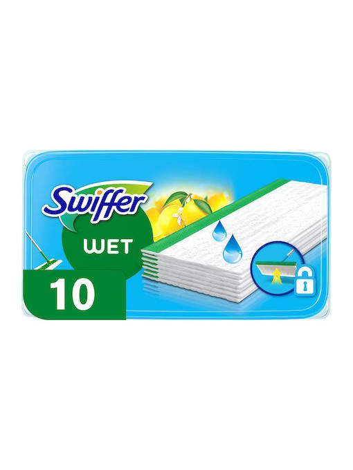 Pardoseli, swiffer | Rezerve lavete umede, swiffer, 10 bucăți | 1001cosmetice.ro