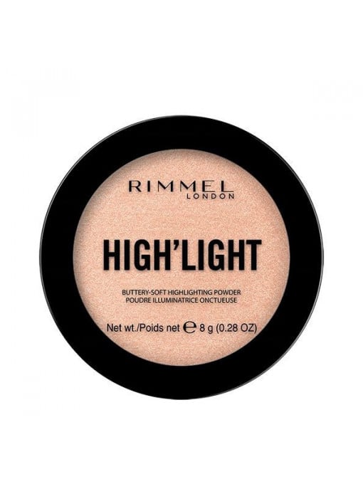 Highlighter (iluminator) | Rimmel londonhigh light iluminator candlelit 002 | 1001cosmetice.ro