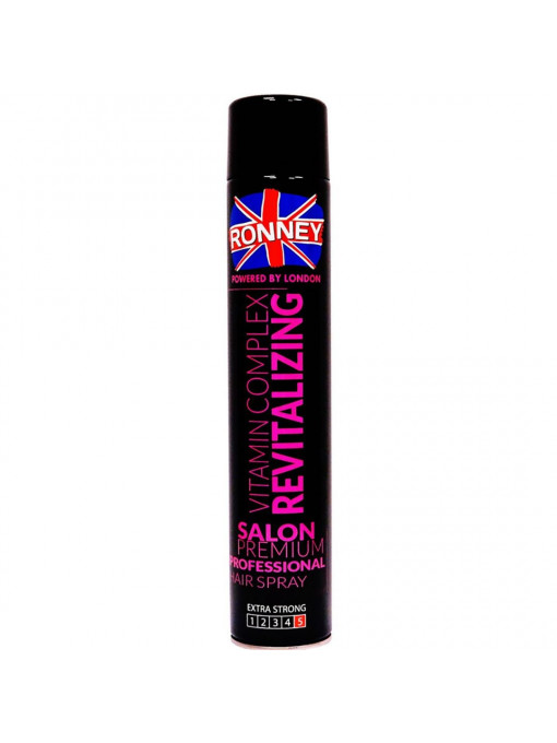Ronney revitalizing hair spray exra strong fixativ pentru par 1 - 1001cosmetice.ro