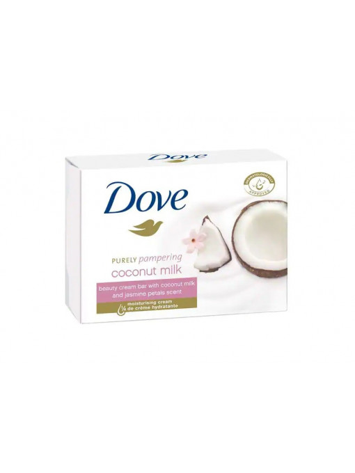 Sapun solid Purely Pampering Coconut Milk, Dove, 90 g