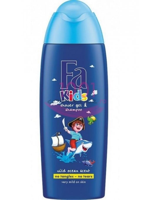 Schwarzkopf professional | Schwarzkopf fa kids shower gel & shampoo wild ocean scent | 1001cosmetice.ro