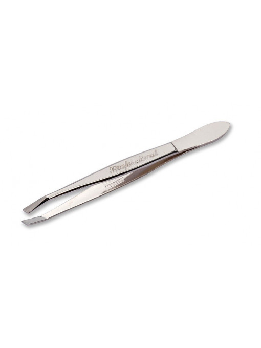 Solingen professional line penseta cu varf oblic slim 7338 yan nikel 1 - 1001cosmetice.ro