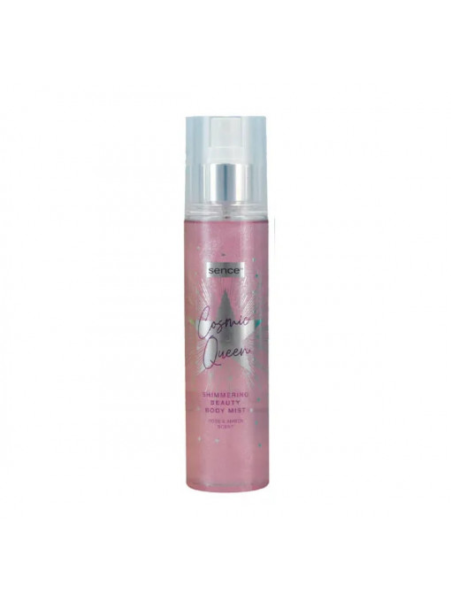 Spray corp, sence | Spray de corp cu efect de stralucire, cosmic queen rose & amber scent, sence, 200 ml | 1001cosmetice.ro