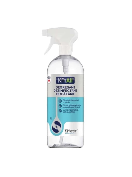 Promotii | Spray dezinfectant si degresant pentru bucatarie klinall, 500 ml | 1001cosmetice.ro