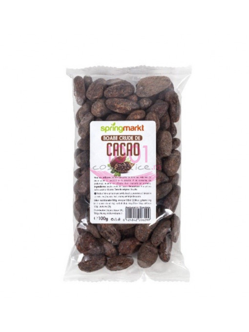 Suplimente &amp; produse bio | Springmarkt boabe crude de cacao | 1001cosmetice.ro