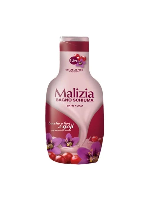 Spumant &amp; sare de baie | Spumant de baie cu miros de flori de goji malizia, 1l | 1001cosmetice.ro