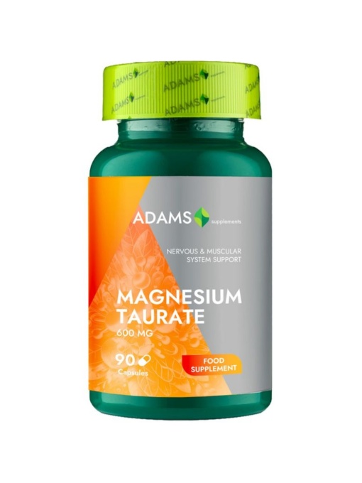 | Supliment taurat de magneziu, adams, 90 capsule | 1001cosmetice.ro