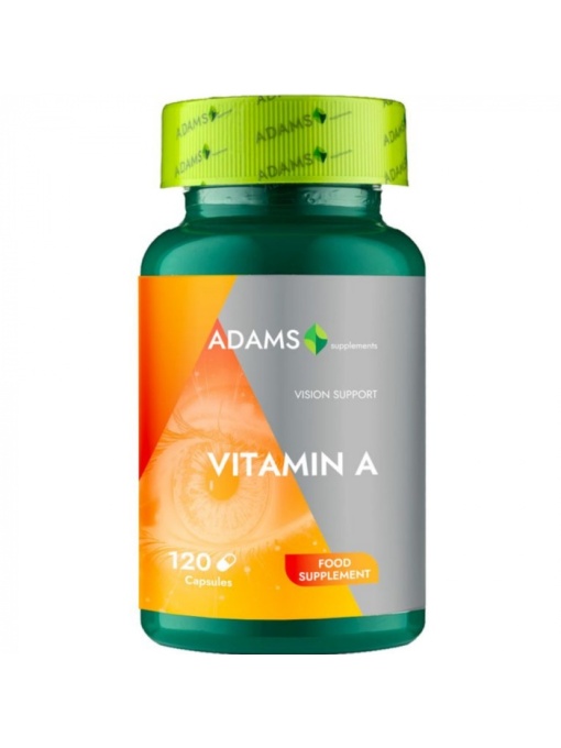 Produse bio | Suplimente vitamina a adams, 120 capsule | 1001cosmetice.ro