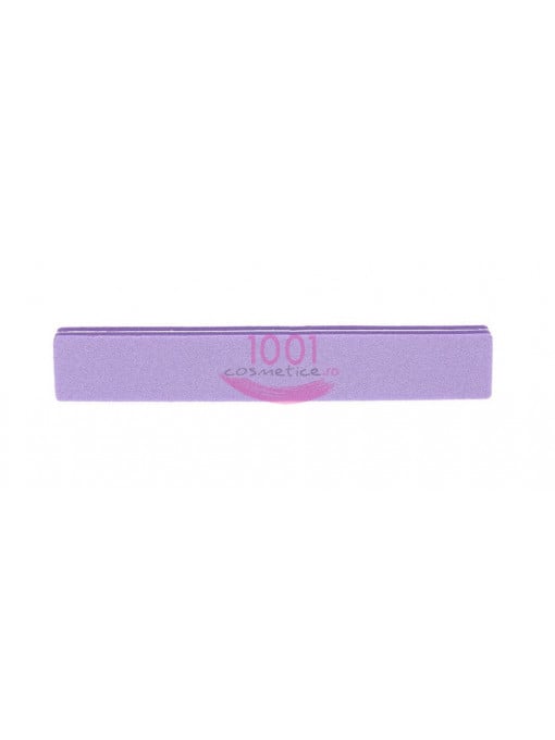 Tools for beauty 2 way sanding buffer purple granulatie 100/180 buffer pentru unghii 1 - 1001cosmetice.ro