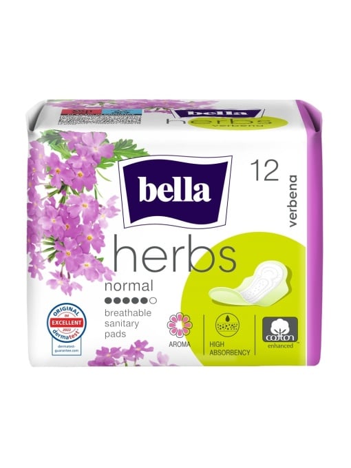 Promotii | Absorbante herbs cu extract de verbina, sensitive deo fresh, bella 12 bucati | 1001cosmetice.ro