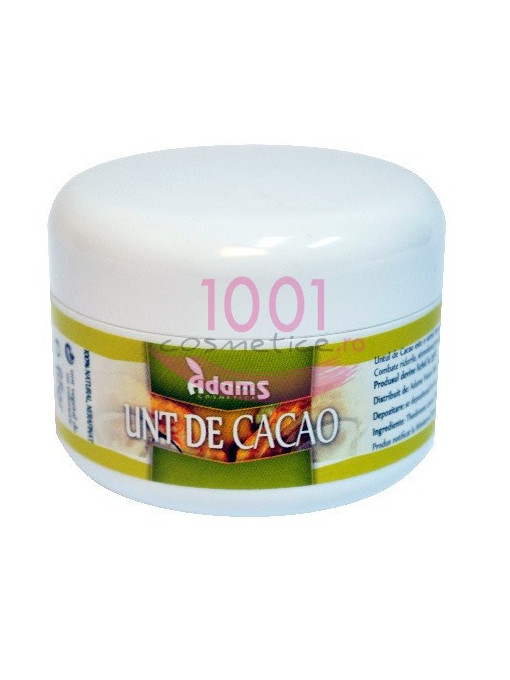 Tratament &amp; masti, adams | Adams unt de cacao bio | 1001cosmetice.ro