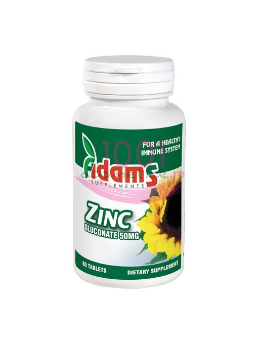 Adams zinc 50 mg 60 tablete 1 - 1001cosmetice.ro