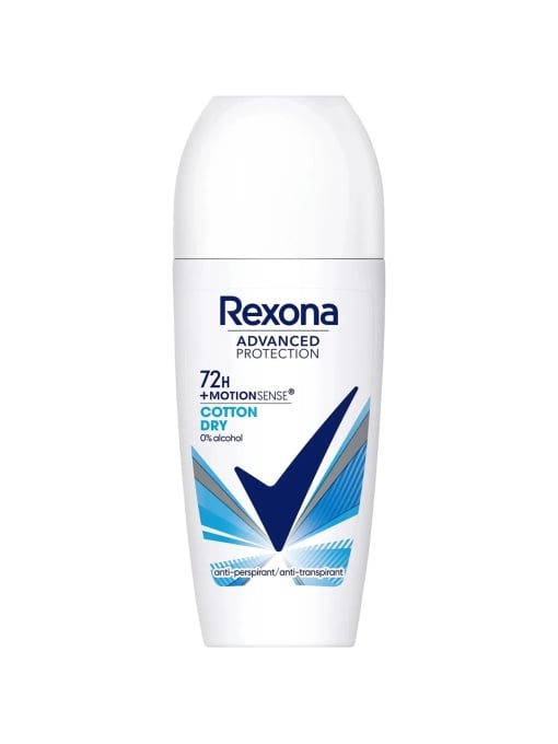 [Antiperspirant deodorant roll-on, advanced protection, cotton dry, rexona motion sense, 50 ml - 1001cosmetice.ro] [1]