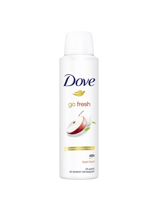 Antiperspirant deodorant spray 0% alcool Mar Go Fresh Dove, 150 ml