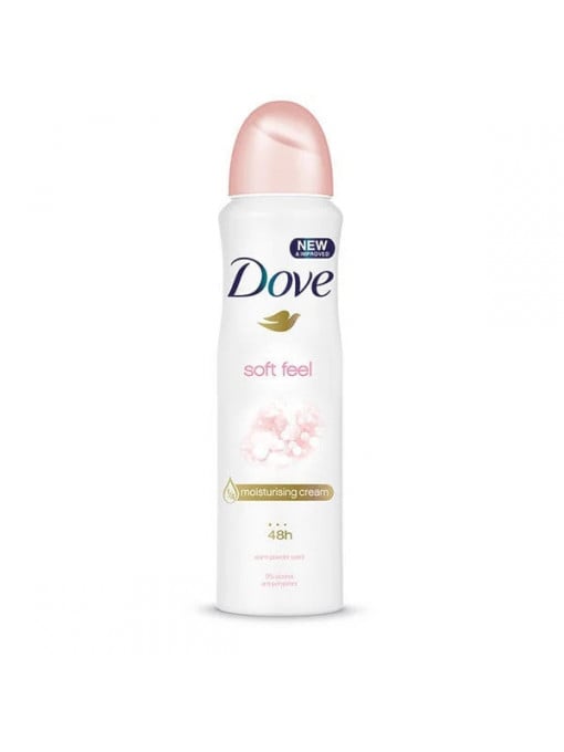 Dove | Antiperspirant deodorant spray soft feel dove, 150 ml | 1001cosmetice.ro