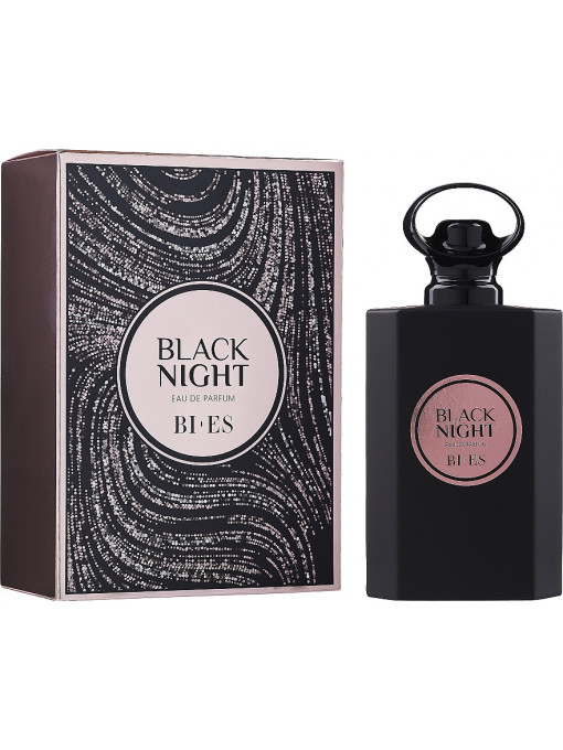 Apa de parfum pentru femei black night bi-es, 100 ml 1 - 1001cosmetice.ro
