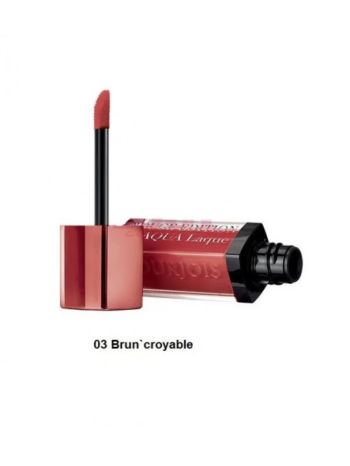 Make-up, bourjois | Bourjois rouge edition aqua laque brun croyable 03 | 1001cosmetice.ro