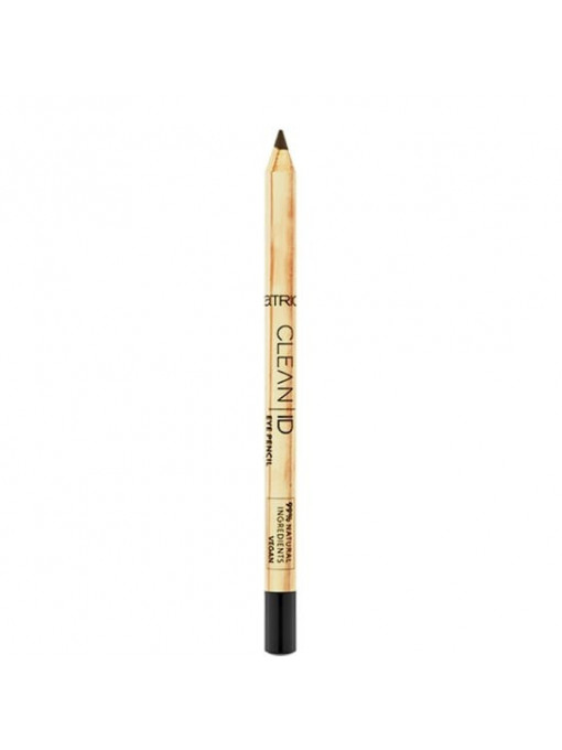 Catrice clean id eye pencil creion de ochi negru truly black 010 1 - 1001cosmetice.ro