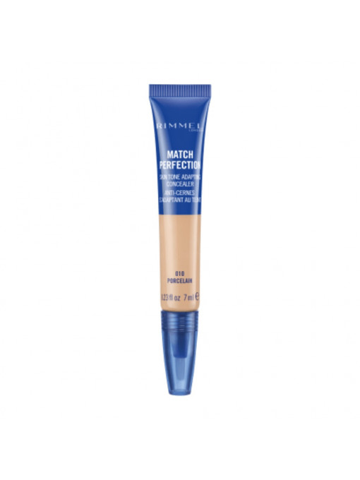Concealer - corector, rimmel london | Concealer skin tone adaptation match perfection anti-cearcan, 005 ivory, 7 ml | 1001cosmetice.ro