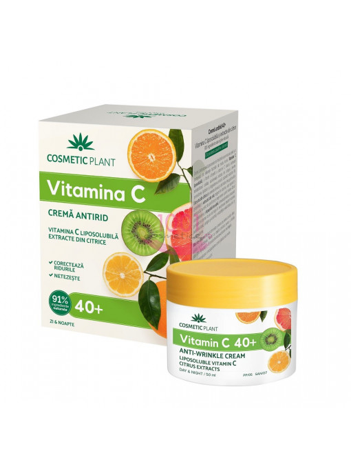 Cosmetic plant vitamina c si extracte din citrice crema antirid de zi / noapte 40+ 1 - 1001cosmetice.ro