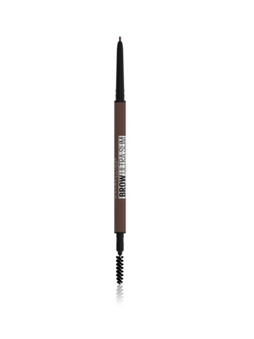 Machiaj sprancene, maybelline | Creion pentru sprancene brow ultra slim warm brown 03 maybelline | 1001cosmetice.ro