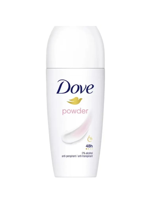 Spray & stick dama | Deodorant antiperspirant roll on, powder, dove, 50 ml | 1001cosmetice.ro