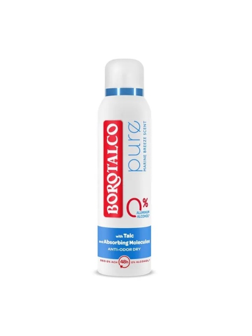 Parfumuri barbati | Deodorant antiperspirant spray cu miros de briza de mare, borotalco pure, 150 ml | 1001cosmetice.ro