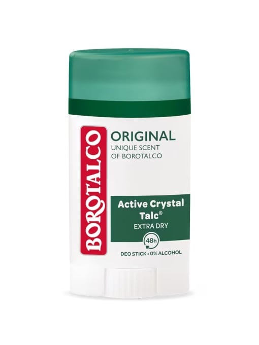 Spray &amp; stick barbati | Deodorant antiperspirant stick, original, borotalco, 40 ml | 1001cosmetice.ro