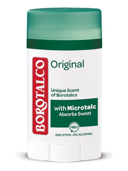 Deodorant antiperspirant stick, Original Fresh, Borotalco, 40 ml
