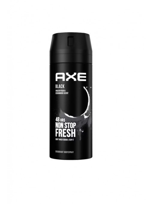Parfumuri barbati, axe | Deodorant body spray 48hrs non stop fresh black, axe, 150 ml | 1001cosmetice.ro