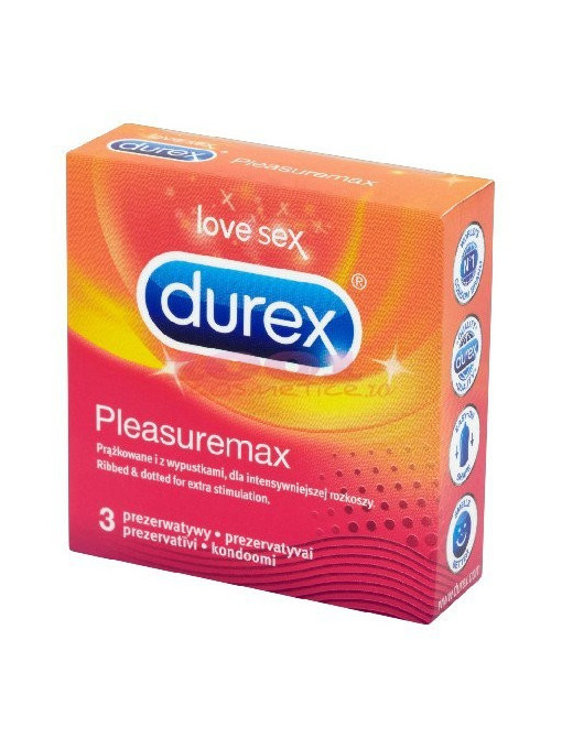 Durex pleasuremax prezervative set 3 bucati 1 - 1001cosmetice.ro