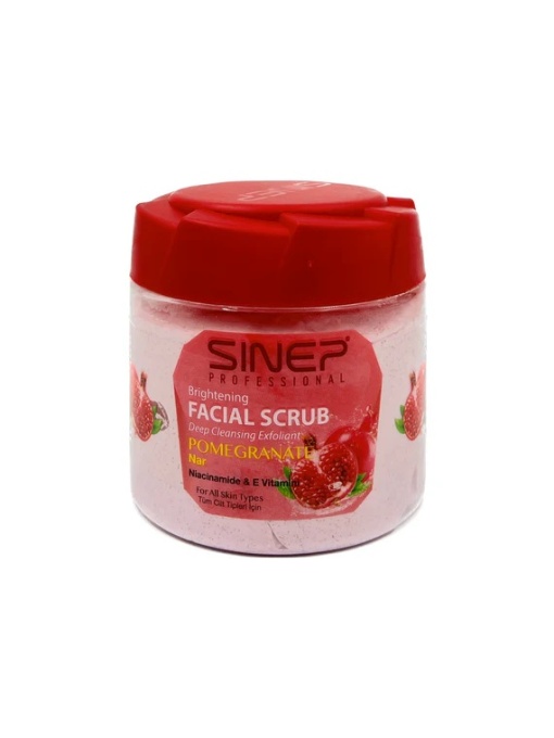 Gel de dus | Exfoliant (scrub) pentru fata si corp cu pomegranate 400 ml sinep | 1001cosmetice.ro