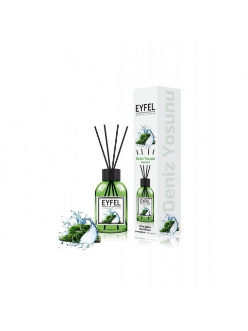Curatenie, eyfel | Eyfel reed diffuser odorizant betisoare pentru camera cu miros de alge marine | 1001cosmetice.ro
