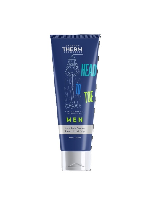 Gel de dus | Gel de dus pentru par si corp head to toe synergy therm men, 250 ml | 1001cosmetice.ro