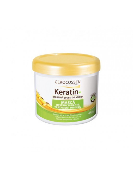 GEROCOSSEN KERATIN+ MASCA RESTRUCTURANTA TRATAMENT INTENSIV CU KERATINA SI ULEI DE JOJOBA