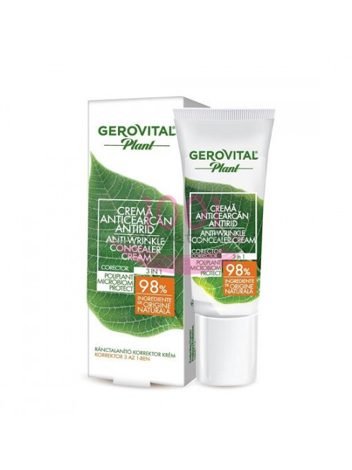 GEROVITAL PLANT POLIPLANT MICROBIOM PROTECT CREMA ANTICEARCAN ANTIRID 3IN1