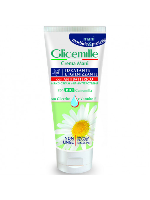 Glicemille | Glicemille 2in1 antibacterial crema de maini | 1001cosmetice.ro