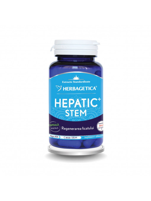 Afectiuni, herbagetica | Herbagetica suplimente alimentare hepatic stem 60 de capsule | 1001cosmetice.ro