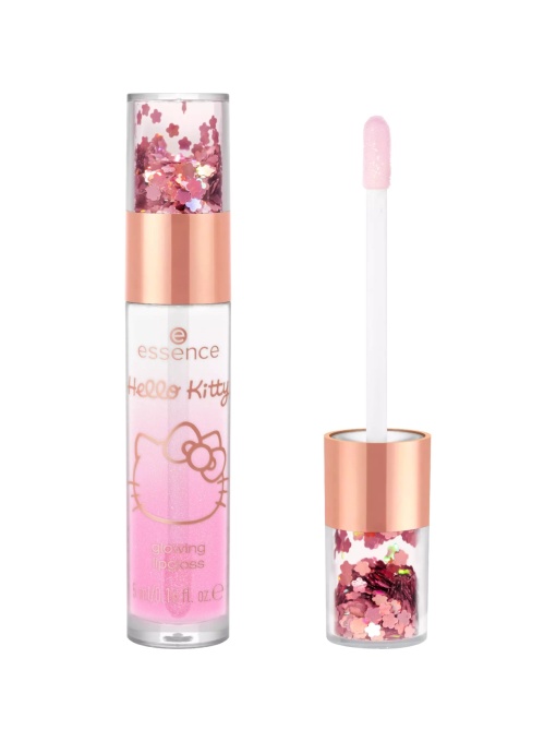 Make-up, essence | Lipgloss glowing hello kitty 01 today just got cuter! essence, 5 ml | 1001cosmetice.ro