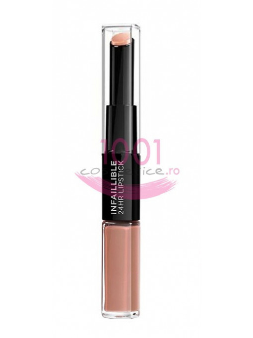 Loreal infaillible 2 step 24h ruj ultrarezistent 113 invincible sable 1 - 1001cosmetice.ro
