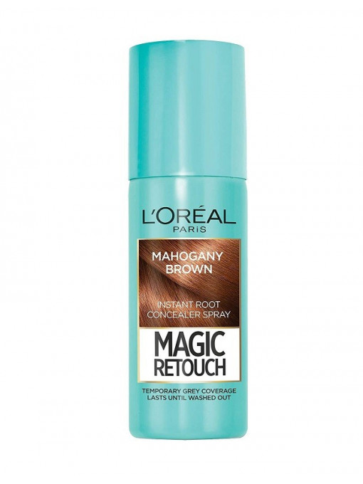 Vopsea de par | Loreal magic retouch spray instant pentru radacini mahogany brown | 1001cosmetice.ro