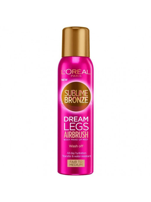 [Loreal sublime bronze dream legs airbrush spray autobronzant fair to medium - 1001cosmetice.ro] [1]