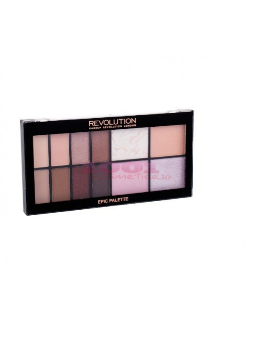 Makeup revolution epic day eyeshadow and highlighter palette 1 - 1001cosmetice.ro