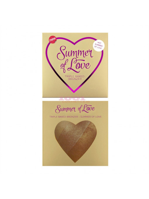 Makeup revolution london triple baked bronzer hot summer of love 1 - 1001cosmetice.ro