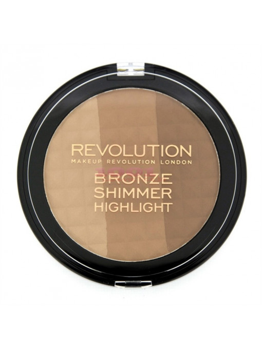 Makeup revolution london ultra bronze shimmer and highlight 1 - 1001cosmetice.ro