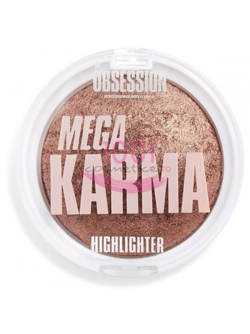 Makeup revolution obsession mega karma highlighter iluminator 1 - 1001cosmetice.ro