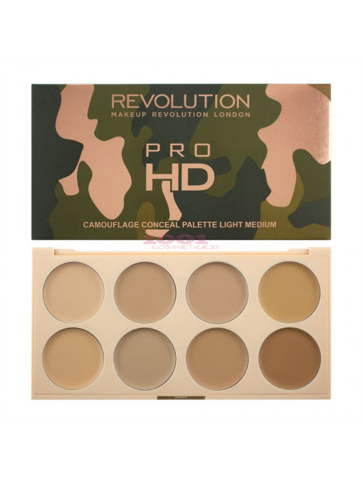 Makeup revolution pro hd camouflage conceal palette light-medium 1 - 1001cosmetice.ro